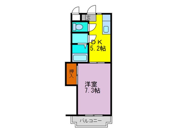 シャトレ梅満の物件間取画像